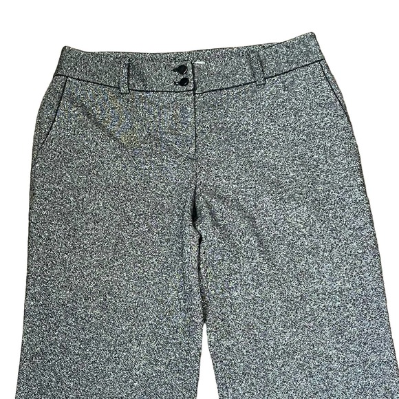 Ann Taylor Margo Pants Size 8 Gray Womens Wool Silk Blend Lined Stretch 32X28 - Picture 2 of 6